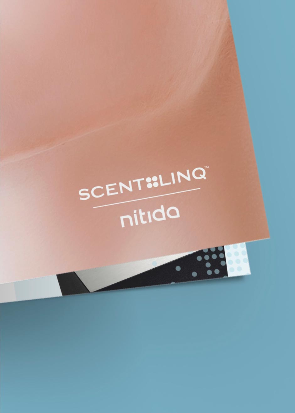nitida scentlinq diseño de folleto - javier real