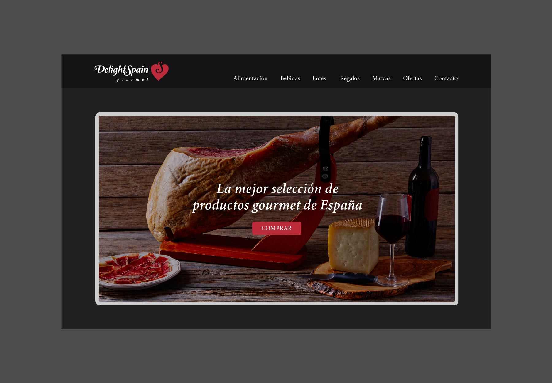 delight spain gourmet web - javier real