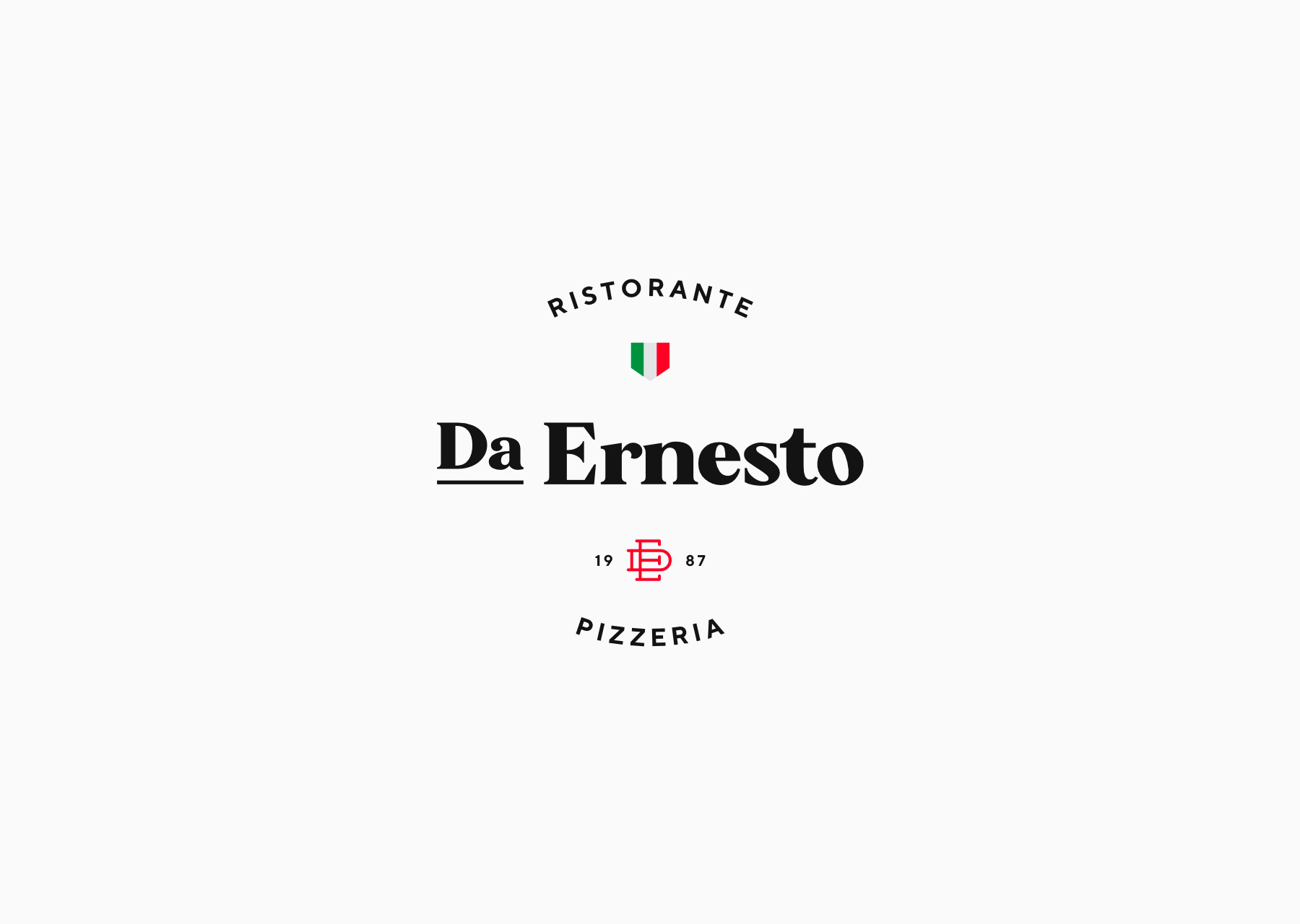 Da Ernesto logotipo - javier real
